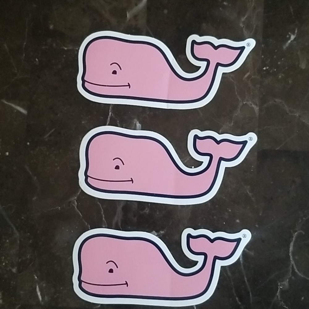 3 original Vinyard vines stickers